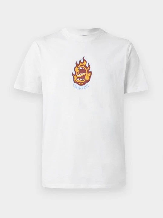 Zdjęcie produktu T-shirt z nadrukiem Santa Cruz biały