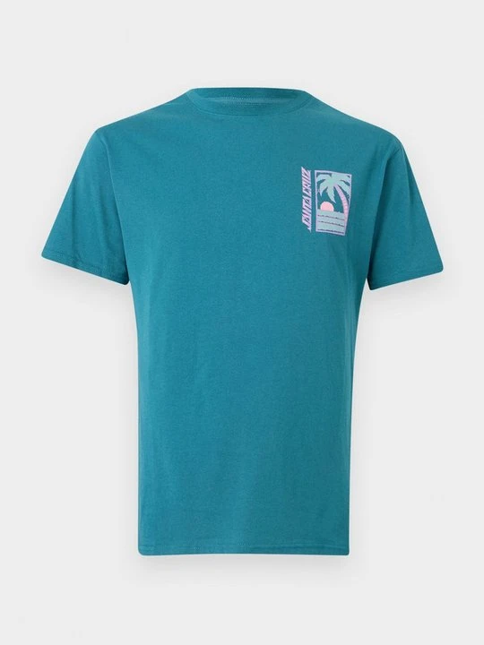 Zdjęcie produktu T-shirt z nadrukiem Santa Cruz petrol