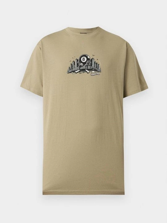 Zdjęcie produktu T-shirt z nadrukiem Santa Cruz beżowy