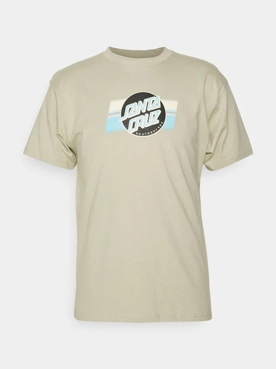 Zdjęcie produktu T-shirt z nadrukiem Santa Cruz beżowy