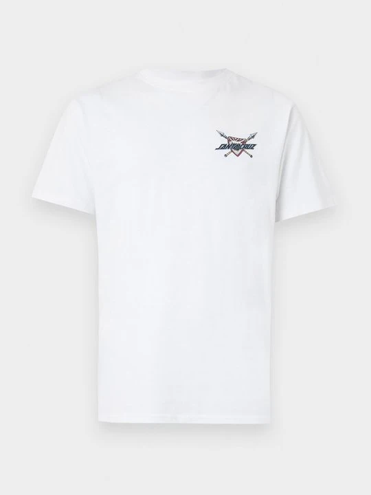 Zdjęcie produktu T-shirt z nadrukiem Santa Cruz biały