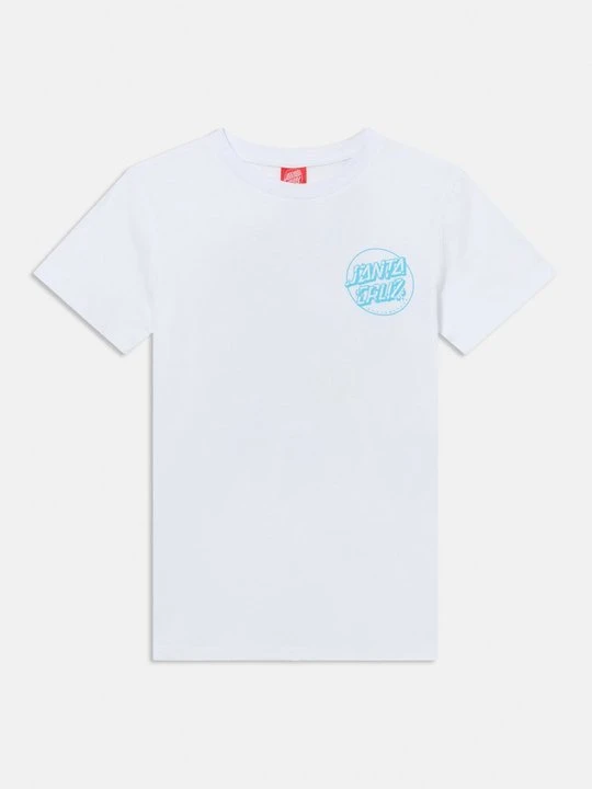 Zdjęcie produktu T-shirt z nadrukiem Santa Cruz biały