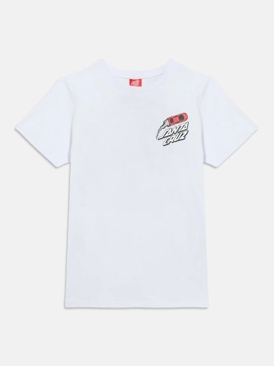 Zdjęcie produktu T-shirt z nadrukiem Santa Cruz biały