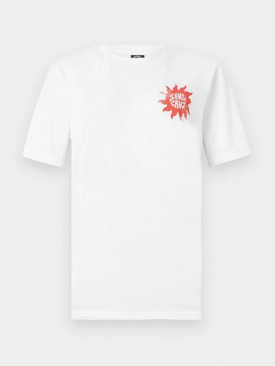 Zdjęcie produktu T-shirt z nadrukiem Santa Cruz biały