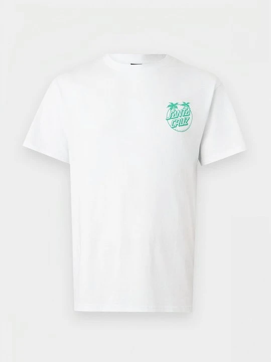 Zdjęcie produktu T-shirt z nadrukiem Santa Cruz biały