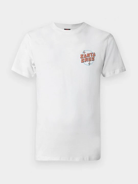 Zdjęcie produktu T-shirt z nadrukiem Santa Cruz biały