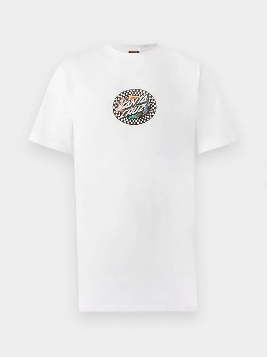 Zdjęcie produktu T-shirt z nadrukiem Santa Cruz biały