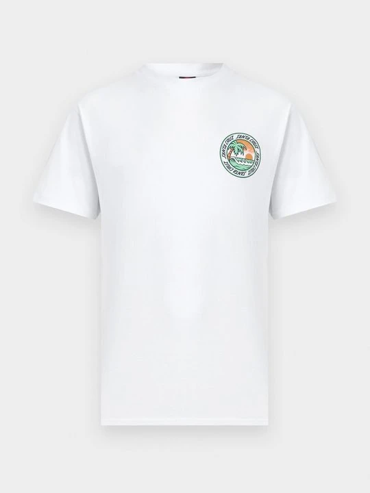 Zdjęcie produktu T-shirt z nadrukiem Santa Cruz biały