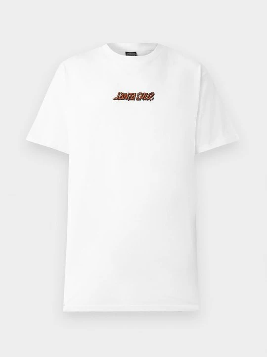 Zdjęcie produktu T-shirt z nadrukiem Santa Cruz biały
