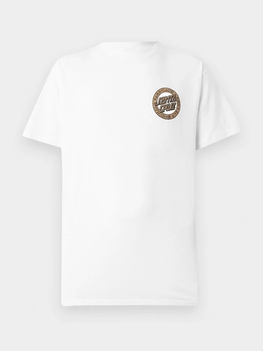 Zdjęcie produktu T-shirt z nadrukiem Santa Cruz biały