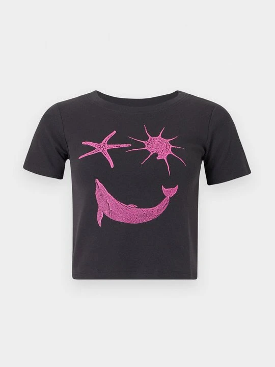 Zdjęcie produktu T-shirt z nadrukiem Santa Cruz czarny