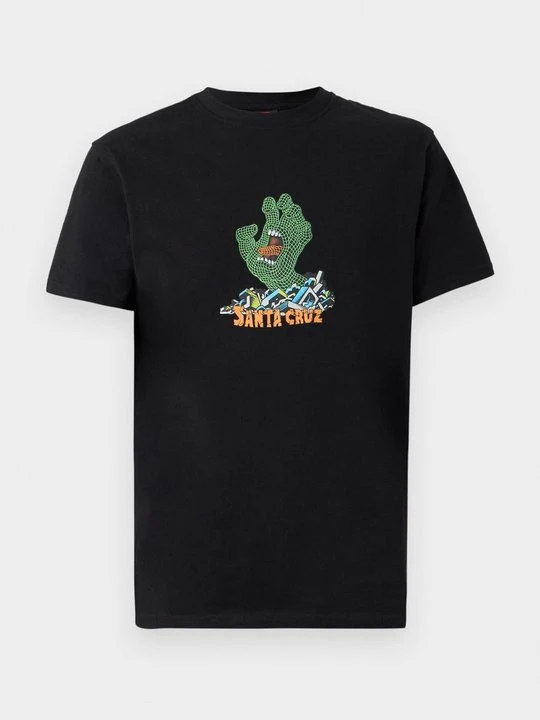 Zdjęcie produktu T-shirt z nadrukiem Santa Cruz czarny