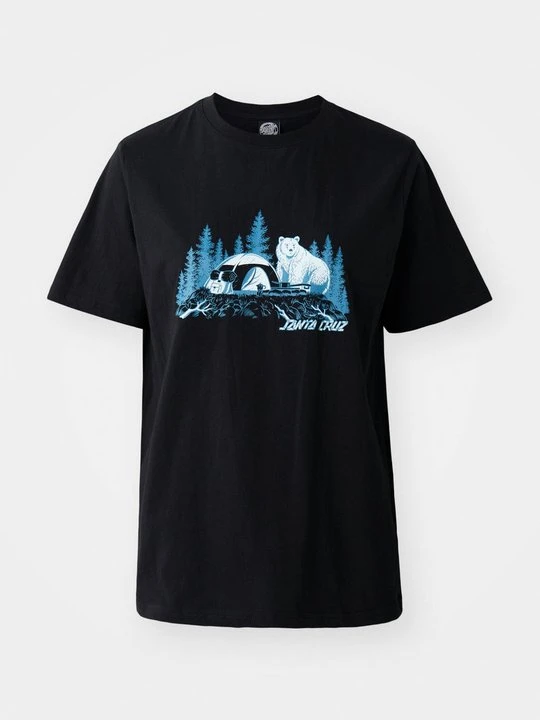 Zdjęcie produktu T-shirt z nadrukiem Santa Cruz czarny