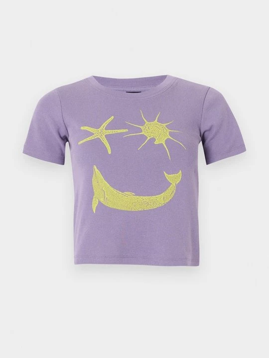 Zdjęcie produktu T-shirt z nadrukiem Santa Cruz fioletowy