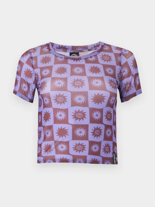 Zdjęcie produktu T-shirt z nadrukiem Santa Cruz fioletowy