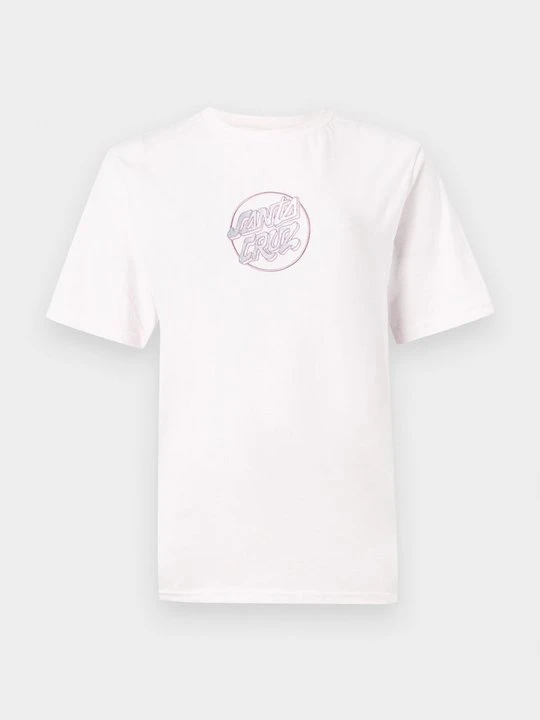 Zdjęcie produktu T-shirt z nadrukiem Santa Cruz jasnoróżowy