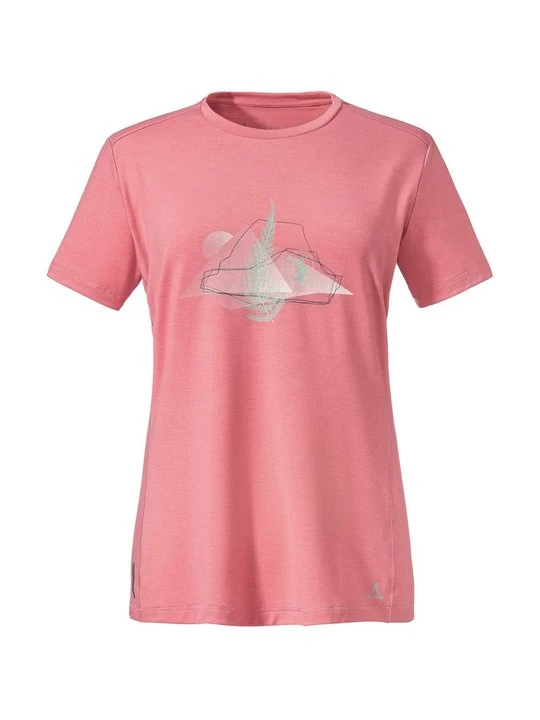Zdjęcie produktu T-shirt z nadrukiem Schöffel różowy