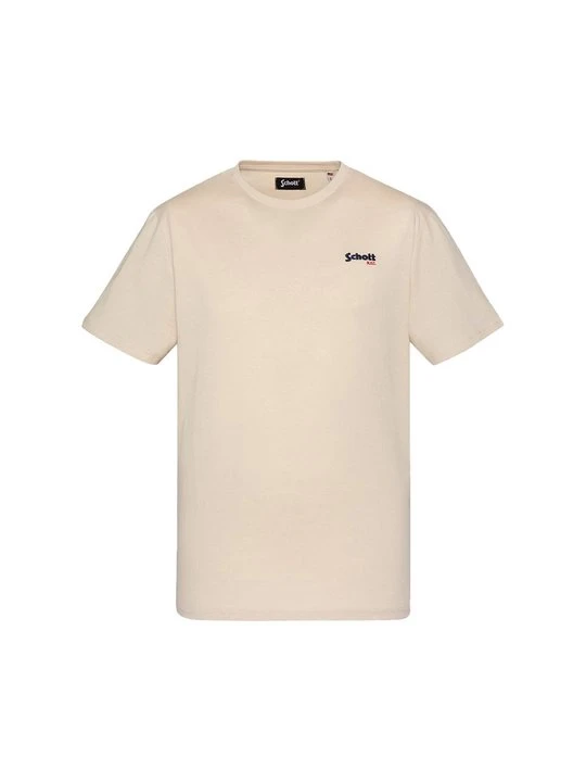 Zdjęcie produktu T-shirt z nadrukiem Schott beżowy