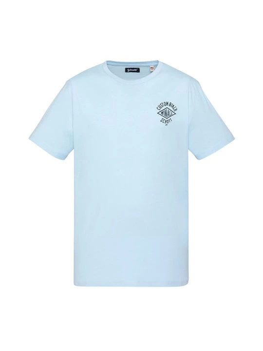 Zdjęcie produktu T-shirt z nadrukiem Schott niebieski
