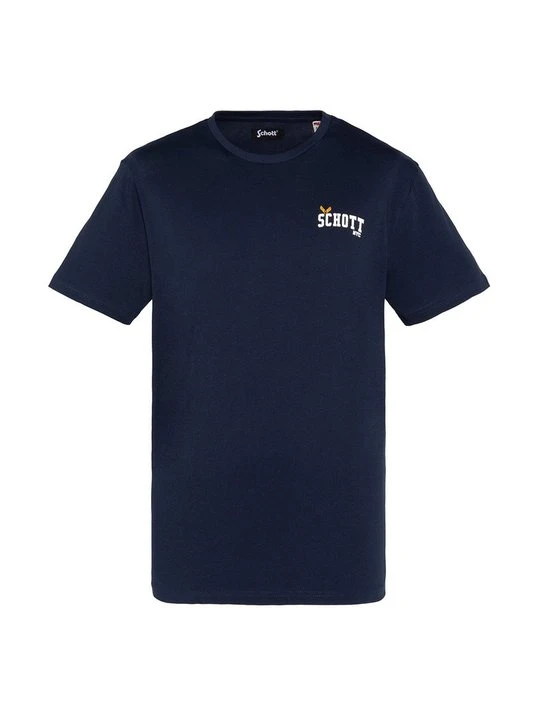 Zdjęcie produktu T-shirt z nadrukiem Schott granatowy