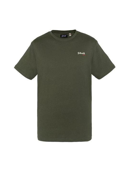 Zdjęcie produktu T-shirt z nadrukiem Schott khaki