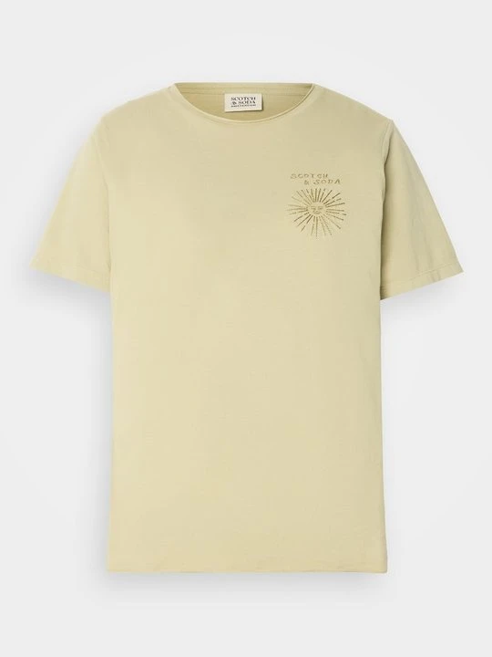 Zdjęcie produktu T-shirt z nadrukiem Scotch & Soda khaki