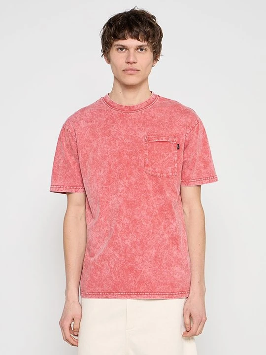 Zdjęcie produktu T-shirt z nadrukiem Scotch & Soda czerwony