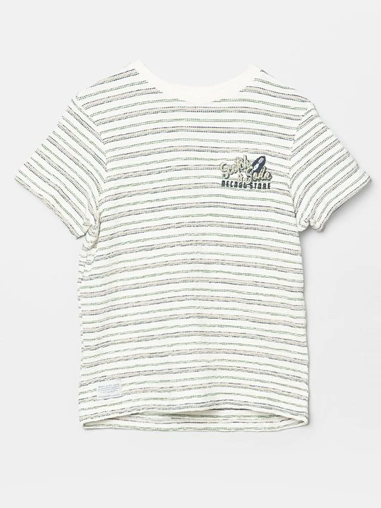 Zdjęcie produktu T-shirt z nadrukiem Scotch & Soda mleczny