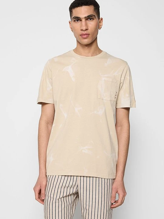 Zdjęcie produktu T-shirt z nadrukiem Scotch & Soda beżowy