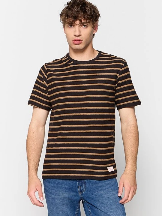 Zdjęcie produktu T-shirt z nadrukiem Scotch & Soda czarny