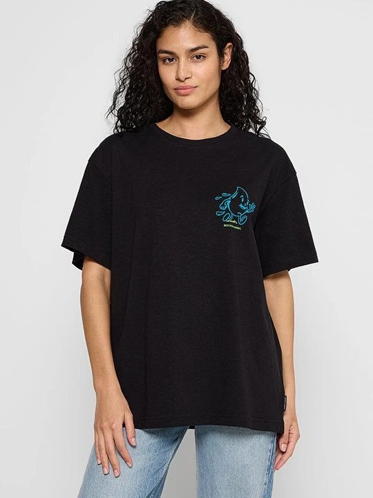 Zdjęcie produktu T-shirt z nadrukiem Scotch & Soda czarny