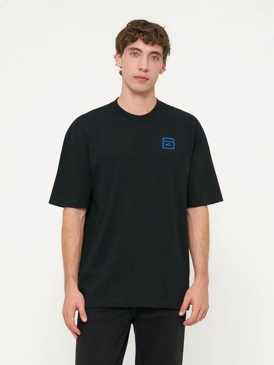 Zdjęcie produktu T-shirt z nadrukiem Scotch & Soda czarny