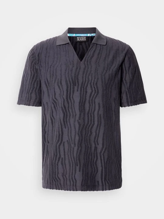 Zdjęcie produktu T-shirt z nadrukiem Scotch & Soda czarny