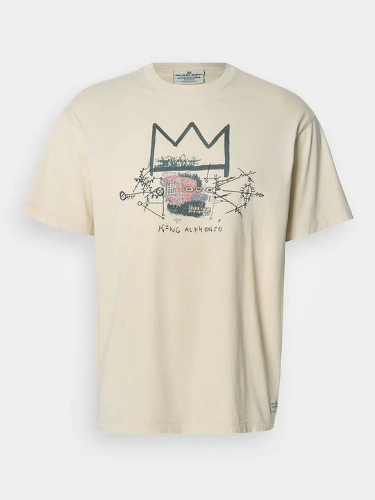 Zdjęcie produktu T-shirt z nadrukiem Scotch & Soda mleczny