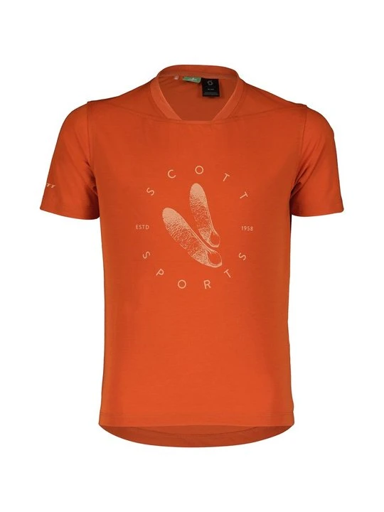 Zdjęcie produktu T-shirt z nadrukiem SCOTT Sports pomarańczowy