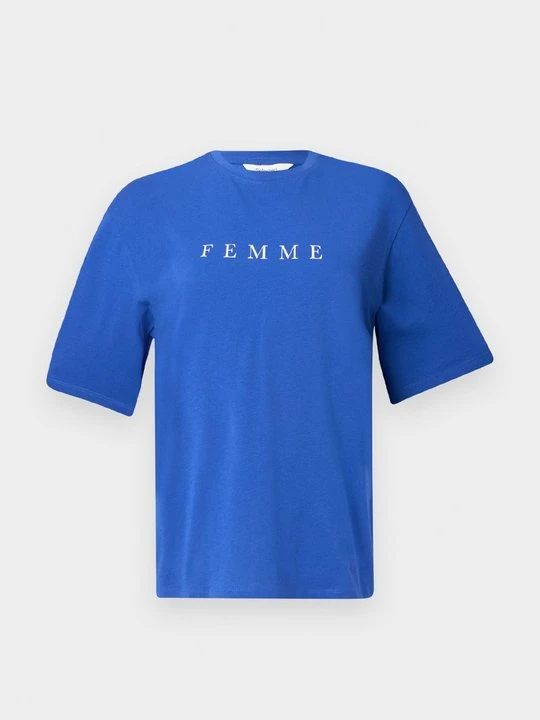 Zdjęcie produktu T-shirt z nadrukiem Selected biały