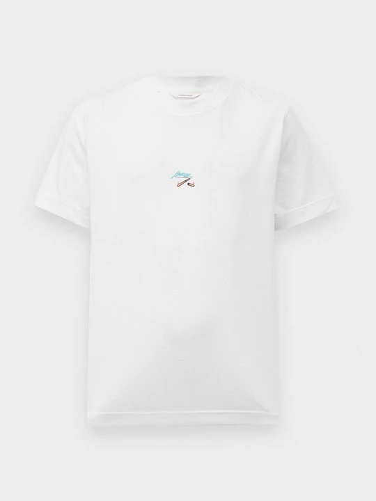 Zdjęcie produktu T-shirt z nadrukiem Selected biały