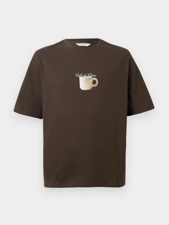 Zdjęcie produktu T-shirt z nadrukiem Selected khaki