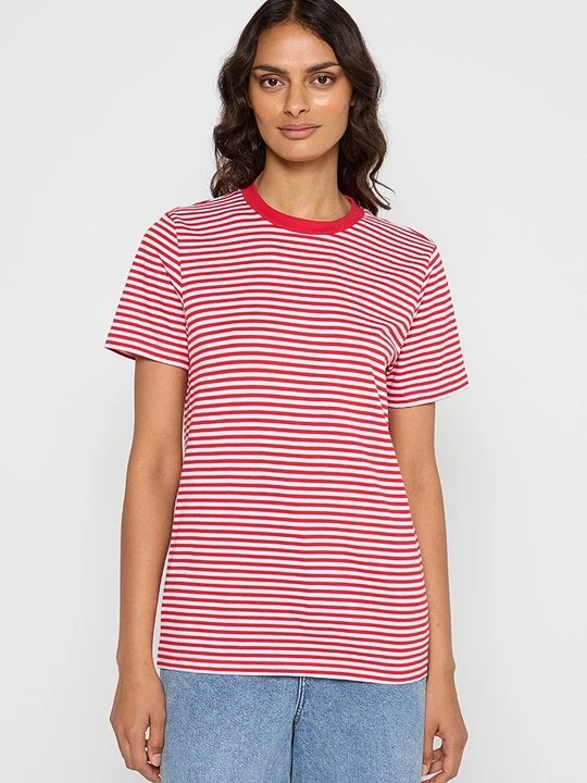 Zdjęcie produktu T-shirt z nadrukiem Selected czerwony
