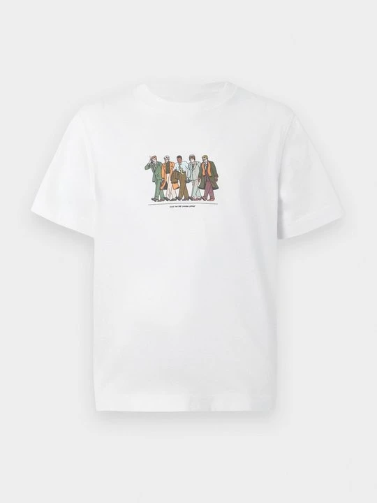 Zdjęcie produktu T-shirt z nadrukiem Selected biały