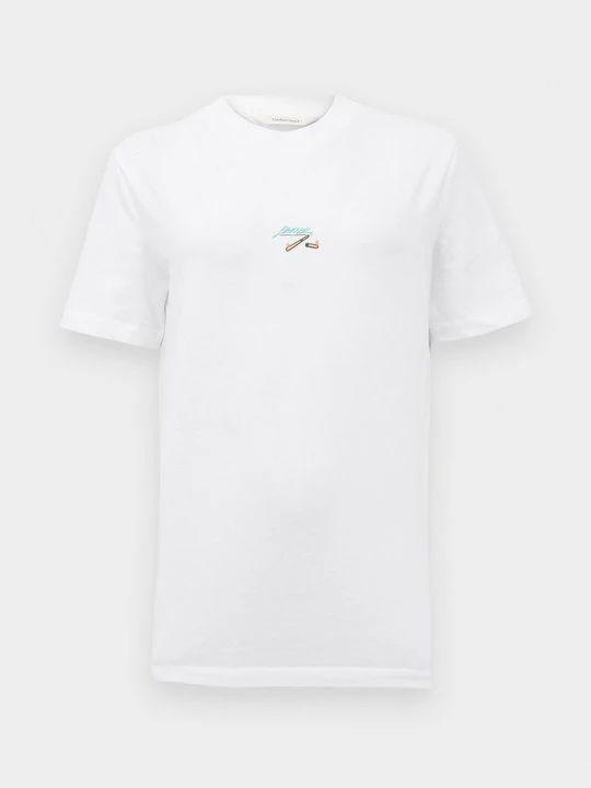 Zdjęcie produktu T-shirt z nadrukiem Selected granatowy
