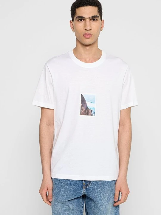 Zdjęcie produktu T-shirt z nadrukiem Selected biały