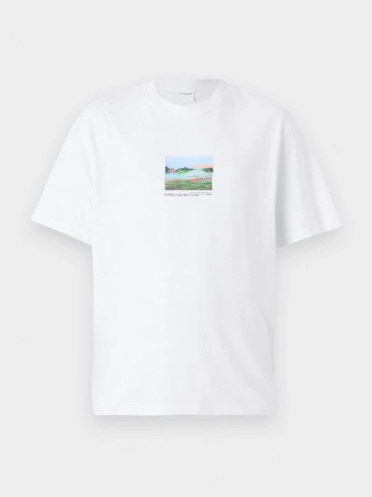 Zdjęcie produktu T-shirt z nadrukiem Selected biały