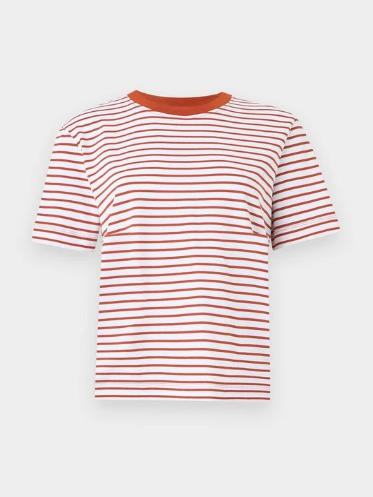 Zdjęcie produktu T-shirt z nadrukiem Selected brązowy