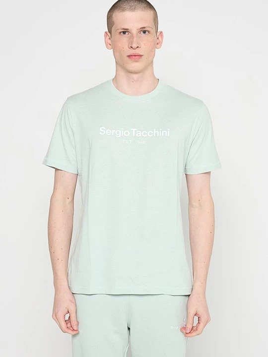 Zdjęcie produktu T-shirt z nadrukiem Sergio Tacchini miętowy