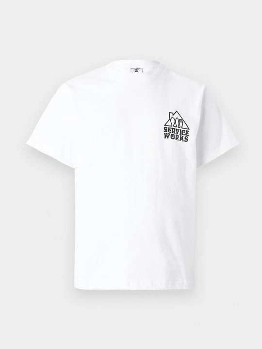 Zdjęcie produktu T-shirt z nadrukiem Service Works biały