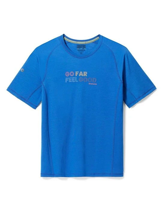 Zdjęcie produktu T-shirt z nadrukiem SmartWool niebieski