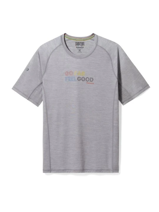 Zdjęcie produktu T-shirt z nadrukiem SmartWool jasnoszary