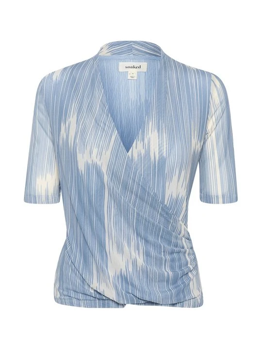 Zdjęcie produktu T-shirt z nadrukiem Soaked in Luxury jasnoniebieski