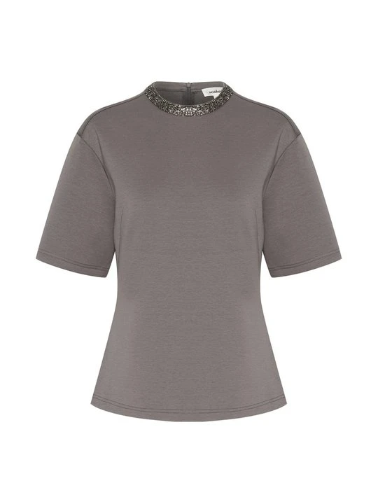 Zdjęcie produktu T-shirt z nadrukiem Soaked in Luxury szary